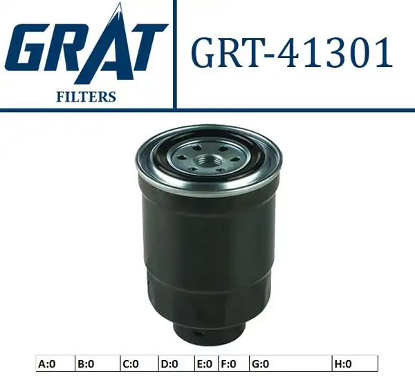 GRAT 41301 | Mazot Filtresi Açık Tip D21 88 98 Navara 05 08 Primera 00 02 Pathfinder 99 05 X Traıl 01 07