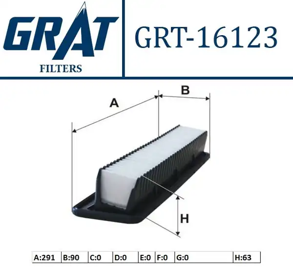 GRAT 16123 | Hava Filtresi Hyundai İ10 08 11 1 1 CRDI Dizel