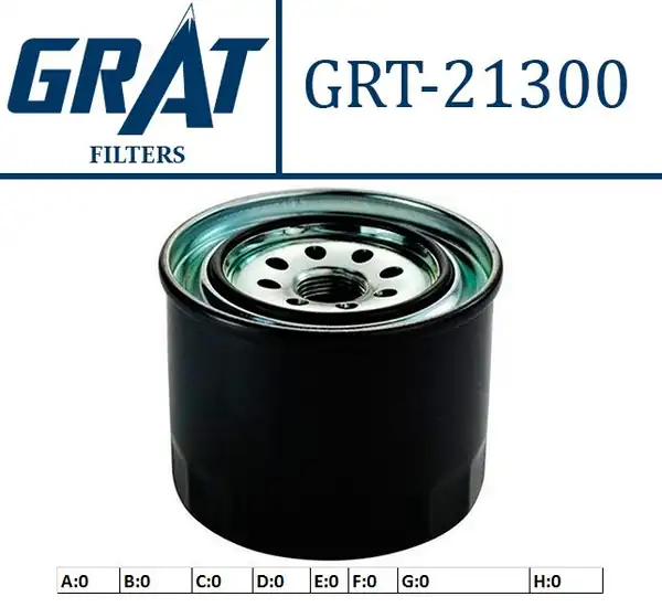 GRAT 21300 | Mazot Filtresi Mitsubishi Fe635 Fe659 Turbo Fuso Fe839 Fe859 Hyundai Hd35 Hd75 Atom Tip