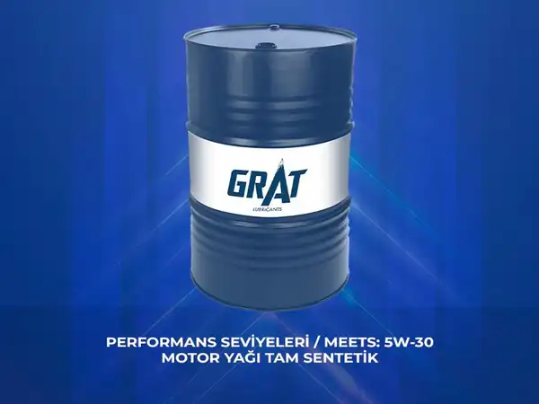 GRAT 605300 | Motor Yağı 180 Kg Varil 5w 30 Tam Sentetik
