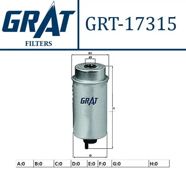 GRAT 17315 | Mazot Filtresi Ford Transit V184 01