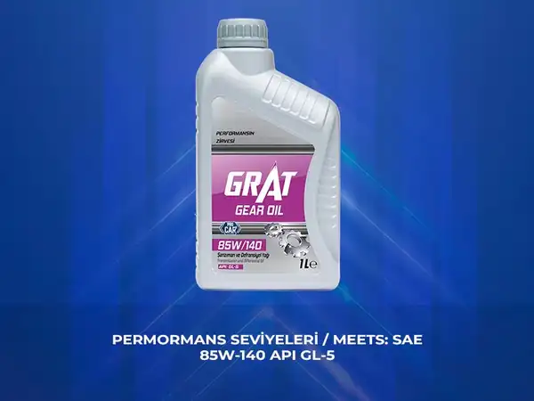 GRAT 685141 | Şanzıman Yağı 1 Litre 85w140 Yarı Sentetik Gl 5 12 Adet