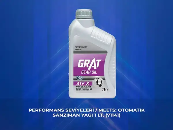 GRAT 600006 | Otomatik Şanzıman Yağı 1 LT 71141 12 Adet