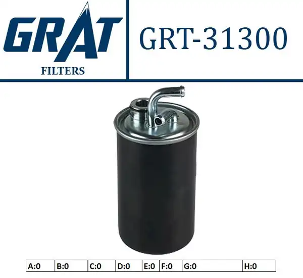 GRAT 31300 | Yakıt Filtresi Jeep Compass 2 0crd 06 Chrysler Sebrıng 2 0crd 07 10