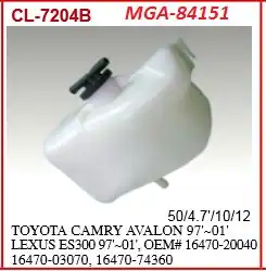 MGA 84151 | Yedek Su Deposu Toyota Camry 96 01