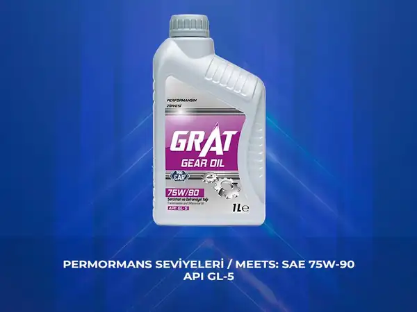 GRAT 675901 | Şanzıman Yağı 1 Litre 75w90 Api Gl 5 12 Adet