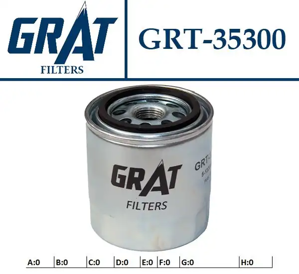 GRAT 35300 | Mazot Filtresi Isuzu D Max 02