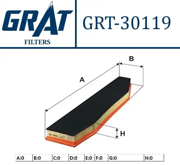 GRAT 30119 | Hava Filtresi Bmw X3 E83 N47 N57