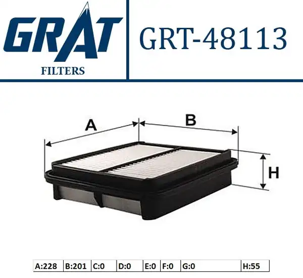 GRAT 48113 | Hava Filtresi Suzuki Grand Vitara Vitara Samurai 1 6 2 5 1994 2005