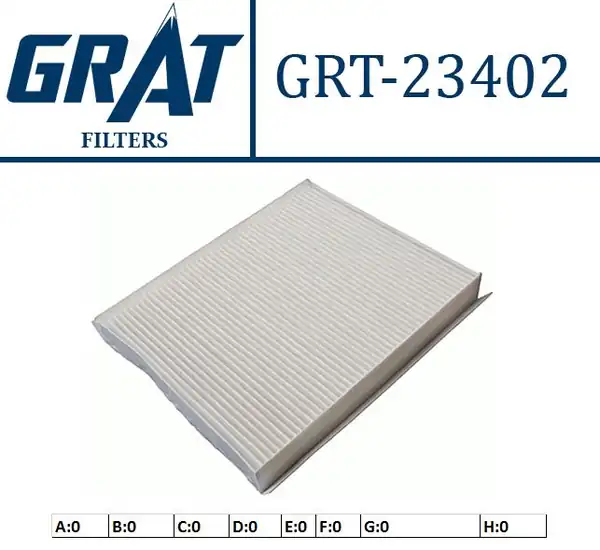 GRAT 23402 | Kabin Filtresi Honda Civic 07 11 HB