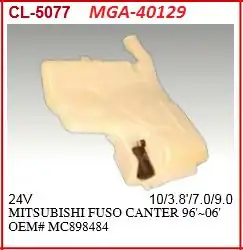 MGA 40129 | Su Fiskiye Deposu Motorlu Mitsubishi Canter 515 Canter 635 Canter 659