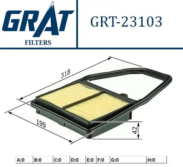 GRAT 23103 | Hava Filtresi Honda Civic 01 06 HB