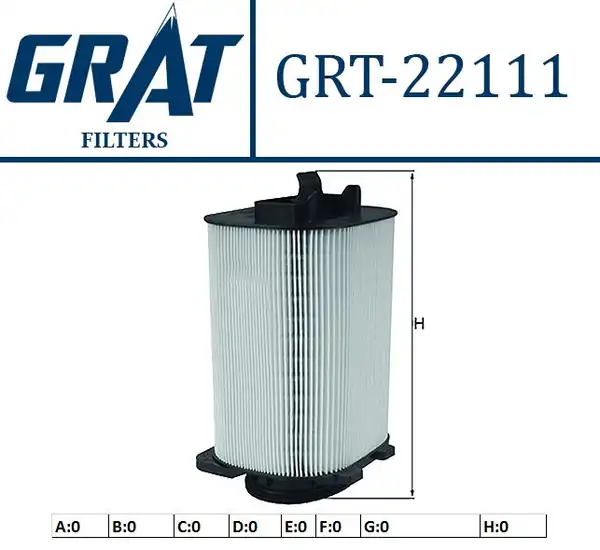 GRAT 22111 | Hava Filtresi Mercedes M274 W204 205 212