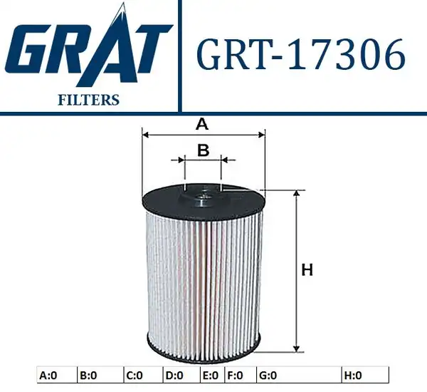 GRAT 17306 | Yakıt Filtresi Ford Mondeo IV 2 0tdci 07 Volvo S60 S80 V60 V70 Xc70 Xc60 07 17 Dsl 5 CYL