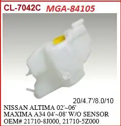 MGA 84105 | Yedek Su Deposu Nissan Maxima 03 06