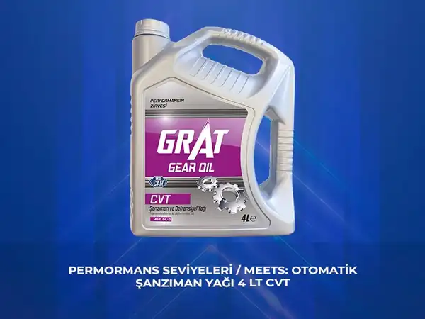 GRAT 600044 | Otomatik Şanzıman Yağı 4 LT Cvt 4 Adet