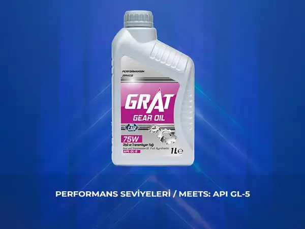 GRAT 675001 | Şanzıman Yağı 1 Litre 75w Api Gl 5 Tam Sentetik 12 Adet