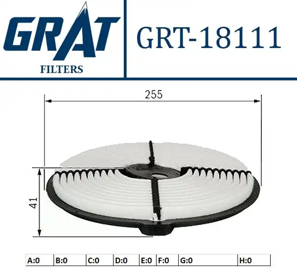 GRAT 18111 | Hava Filtresi Toyota Corolla 88 95 1 6 Karburatorlu Ae100 Ae92