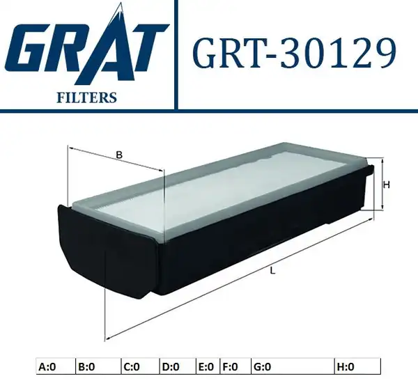 GRAT 30129 | Hava Filtresi Bmw N57n F01 02 07 10 25 30