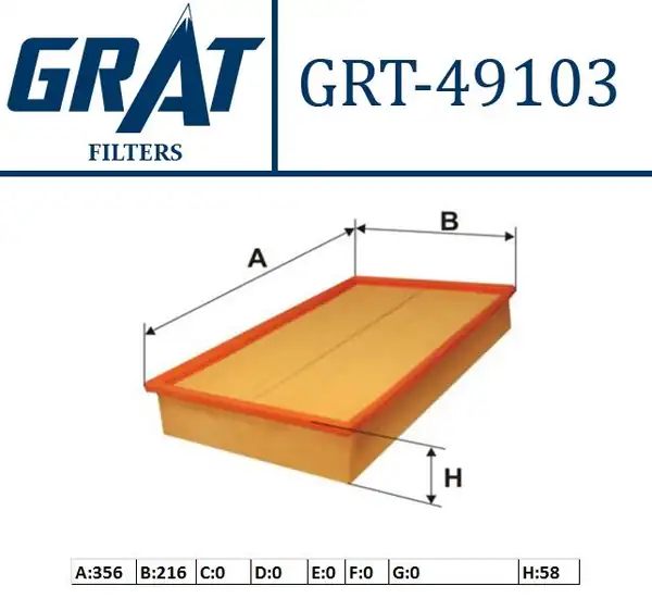 GRAT 49103 | Hava Filtresi Volvo S80