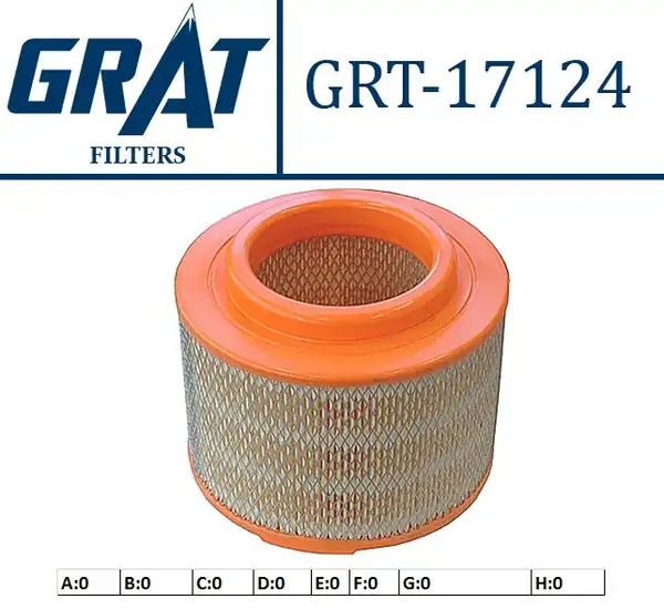 GRAT 17124 | Hava Filtre Ford Ranger 06 Toyota Hilux Vıgo 06 11
