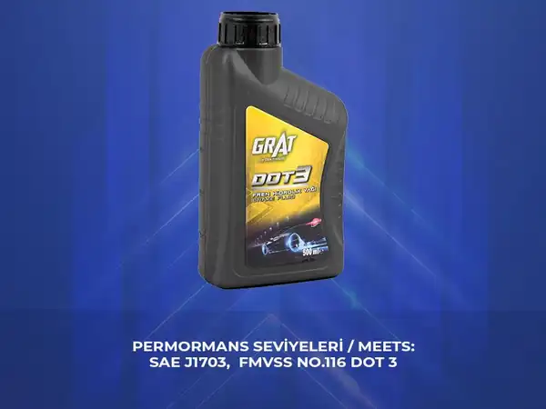 GRAT 600003 | Fren Hidroliği Dot 3 500 ML 24 Adet