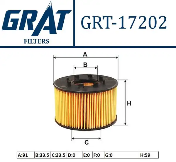 GRAT 17202 | Yağ Filtre Ford Transit V184 01