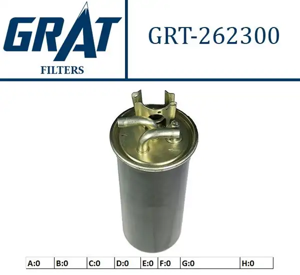 GRAT 26300 | Yakıt Filtresi Audi A6 2 7 TDI 3 0 TDI 04 11