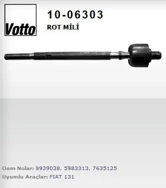VOTTO 10-06303-10 | 06303 Rot Mili Hidrolik Dir Fiat Regata Lancıa Delta İ