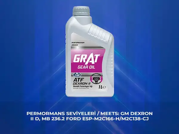 GRAT 600021 | ATF II 1 Litre ATF II GM Dexron II 12 Adet