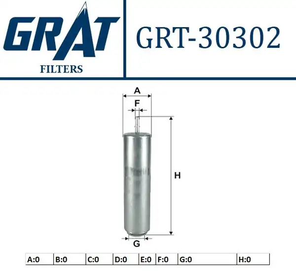 GRAT 30302 | Yakıt Filtresi Bmw N 47 F 20 30 B 37