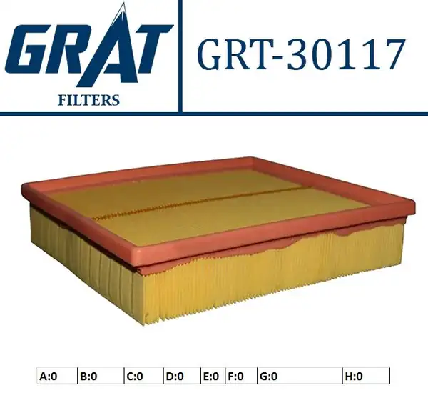 GRAT 30117 | Hava Filtresi Bmw N47n F20 30