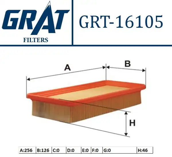 GRAT 16105 | Hava Filtresi Hyundai Getz 00 10 1 3 1 5 Benzinli
