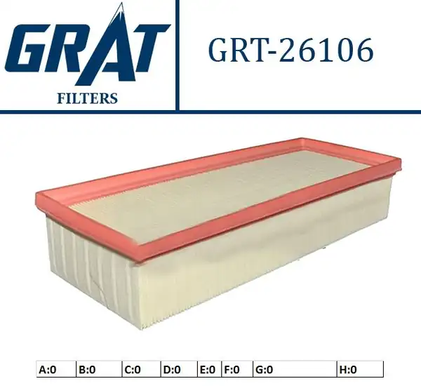 GRAT 26106 | Hava Filtresi Audi A4 08 16 A5 08 17 Q5 09 17