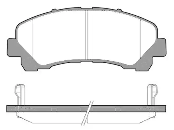 MGA 55622 | Balata Fren Ön Isuzu D Max 08 4 2 D Max 08 4 4 D Max 12 17 2 5 D Max 17 1 9 4 4 Tfs86j