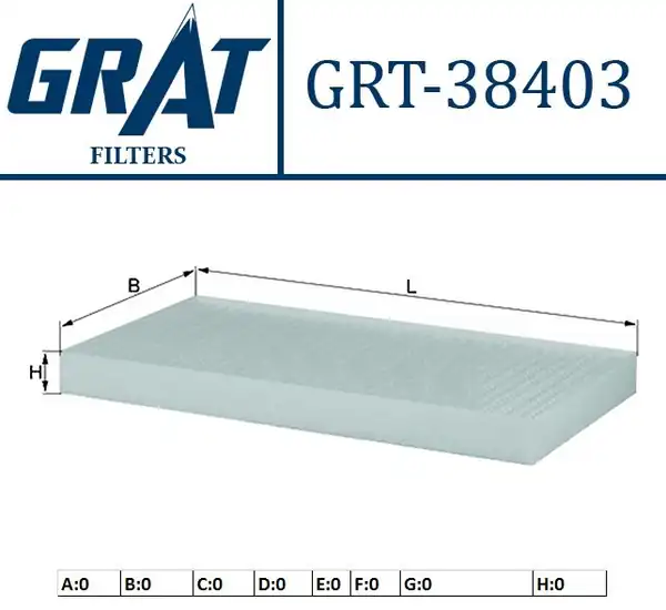 GRAT 38403 | Kabin Filtresi Kia Sorento 06