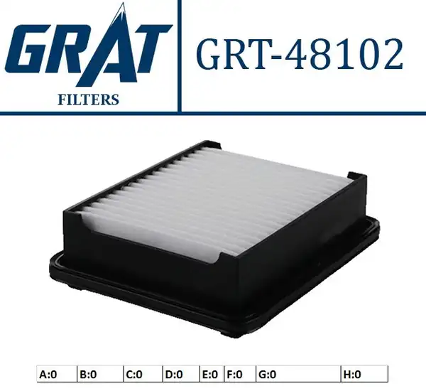 GRAT 48102 | Hava Filtresi Suzuki Carry Sk413 00 10 Jımny 98 10 1 3