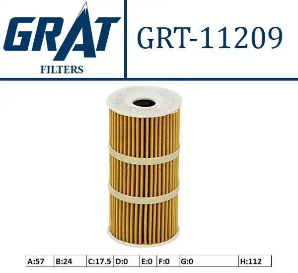 GRAT 11209 | Yağ Filtresi Master III 10 Megane III Traffic III Movano 10 Qashqai 11 X Traıl 14 Navara