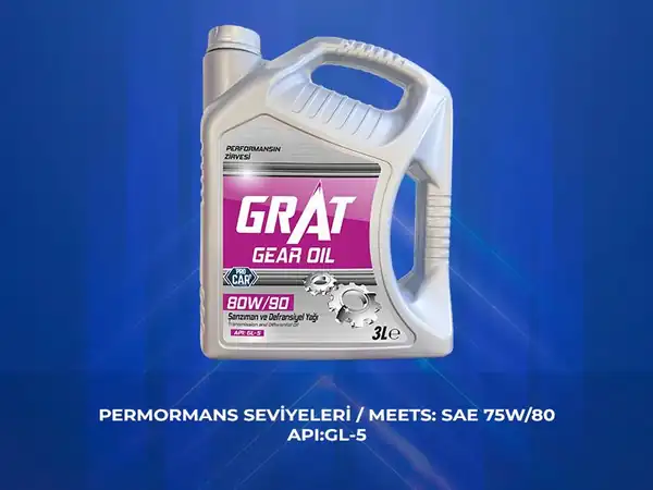 GRAT 680903 | Şanzıman Yağı 3 Litre 80w90 Api Gl 5 6 Adet
