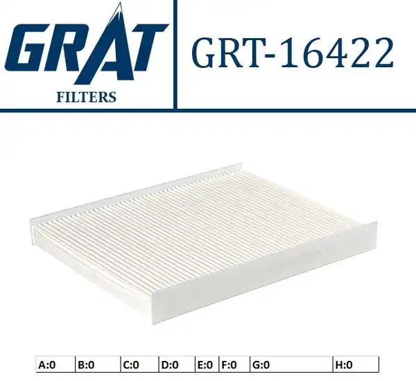 GRAT 16422 | Kabin Filtresi Hyundai Santafe 11