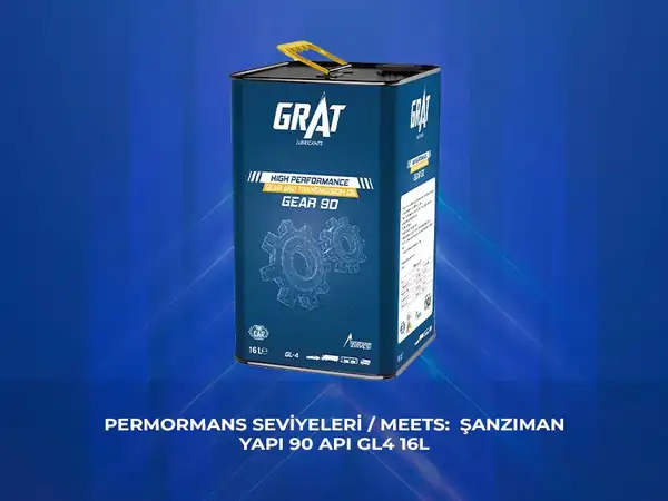 GRAT 6009016 | Şanzıman Yağı 90 16 Litre Api Gl 4 Teneke