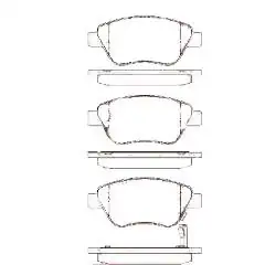 MGA 55472 | Balata Fren Ön Opel Corsa D 1 0 1 2 1 4 1 3d 75hp