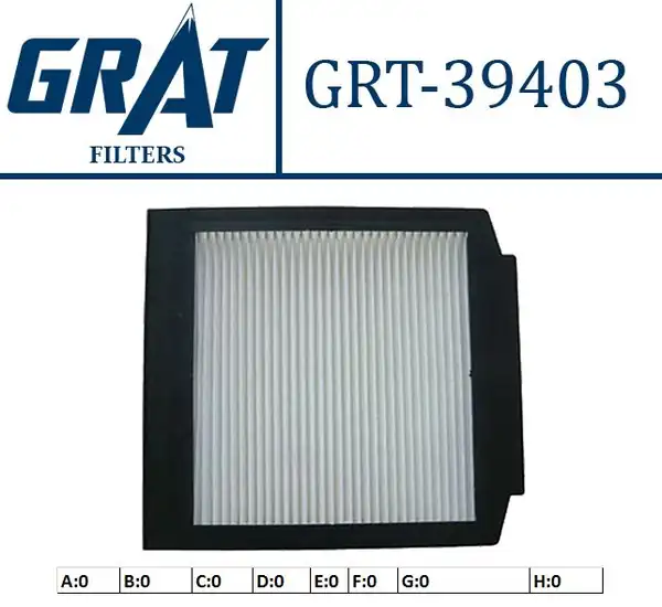 GRAT 39403 | Kabin Filtresi Land Rover Range Rover II 94 02