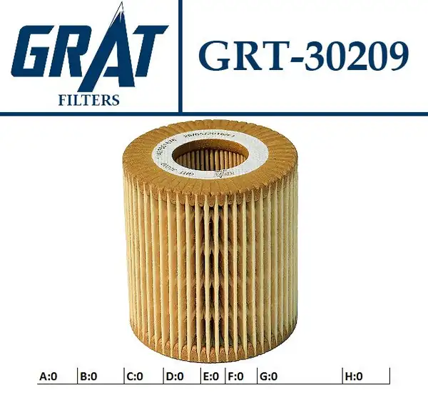 GRAT 30209 | Yağ Filtresi Bmw N40 42 46 E 46 60 83 84 87 90 92