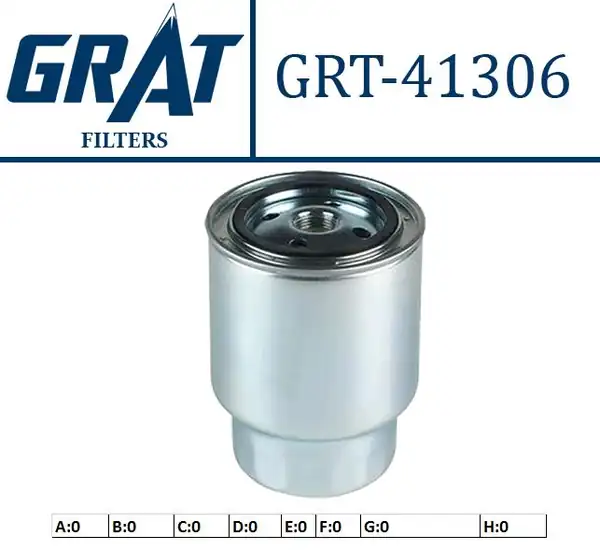 GRAT 41306 | Yakıt Filtresi Nissan Navara 2 5 dCi 05 Pahtfinder 2 5 dCi 06 Terrano II 2 7 TD 94 03