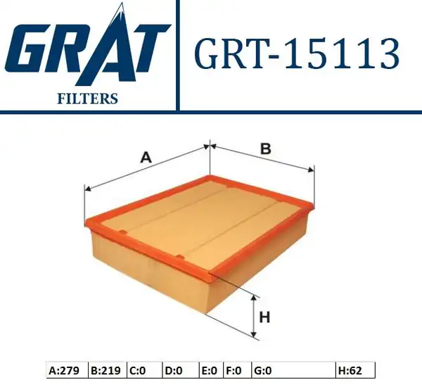 GRAT 15113 | Hava Filtresi VW Transporter 95 04 2 4 2 5 TDI