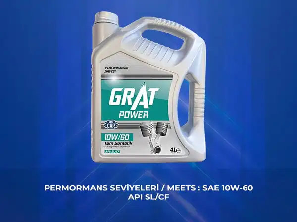GRAT 610604 | Motor Yağı Tre 10w 60 Api Sl Cf 4 Adet