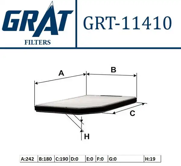 GRAT 11410 | Kabin Filtresi Renault Laguna 02