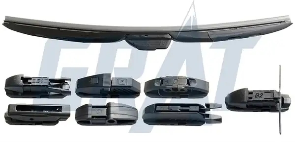 GRAT HM550 | Silecek Rüzgarlıklı 8 Aparatlı 550mm 22 Hıbrıt