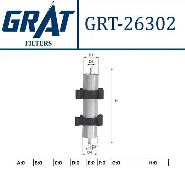 GRAT 26302 | Mazot Filtresi Audi A4 08 16 A5 08 17 A6 11 Q5 09 17 Q7 10 15